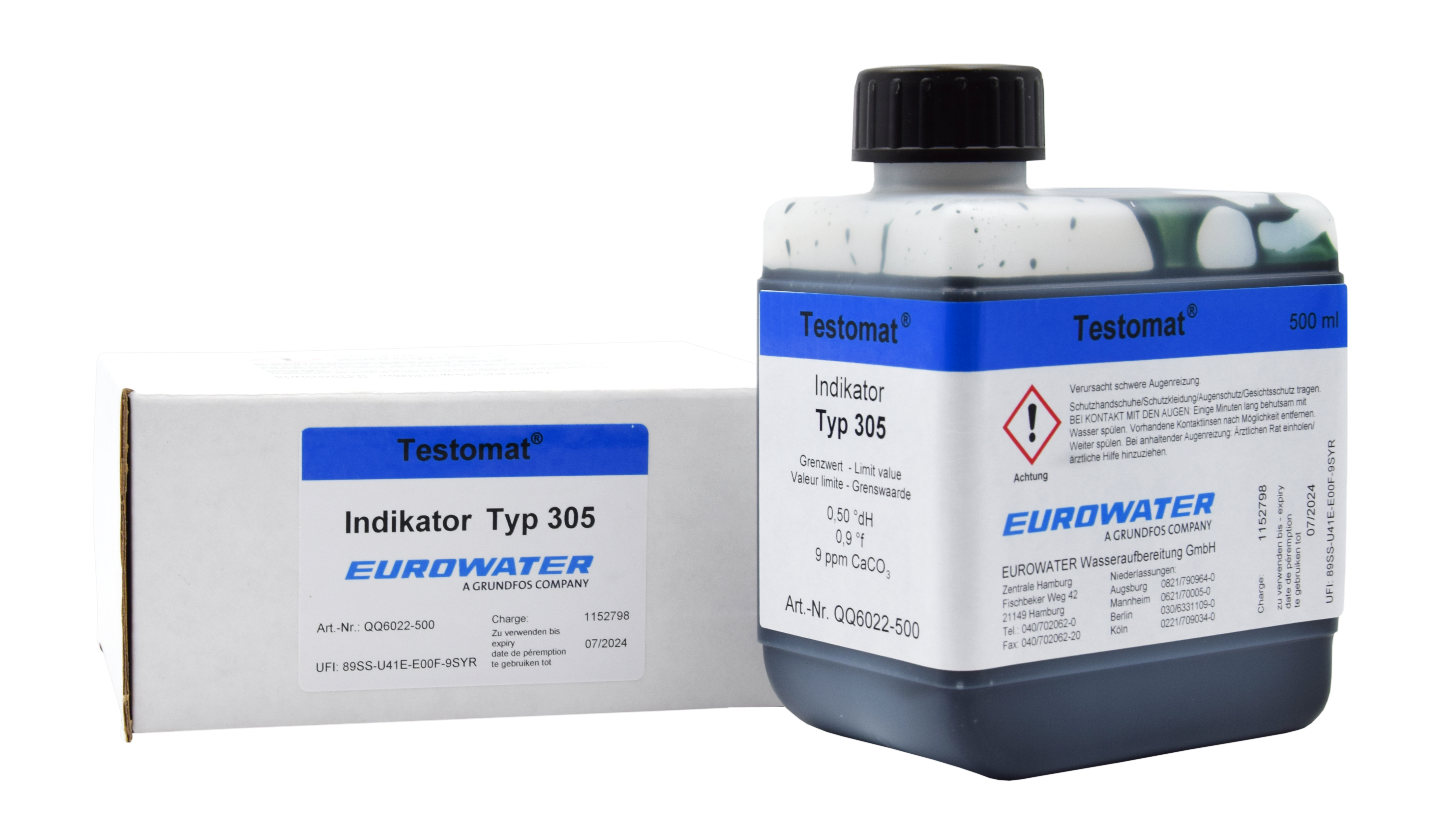 Eurowater Testomat indicator 305, 500 ml
