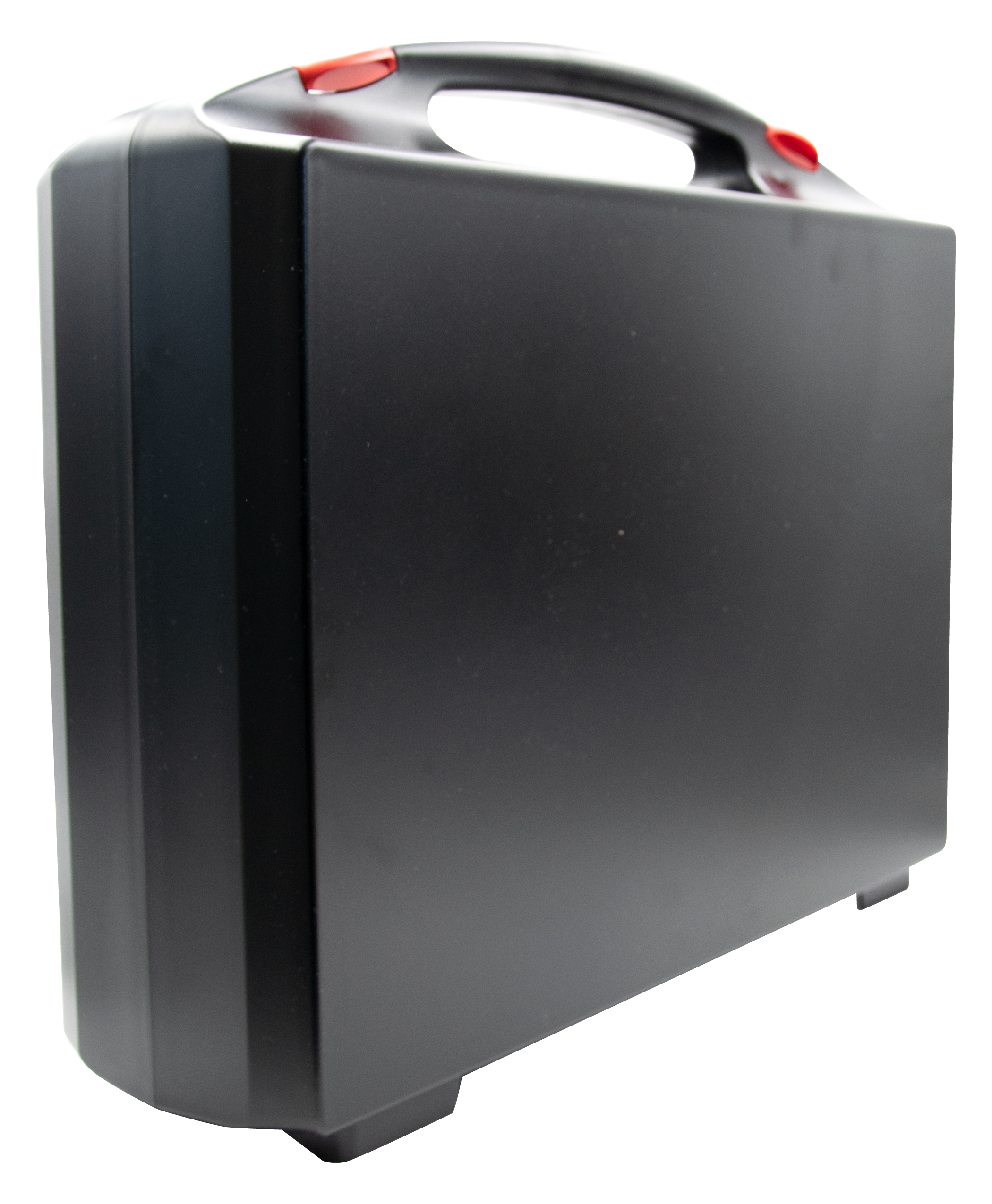 Seitenansicht des Professional-Analysenkoffers Kesselhaus Plus, tragbarer Messkoffer für Speisewasseranalyse