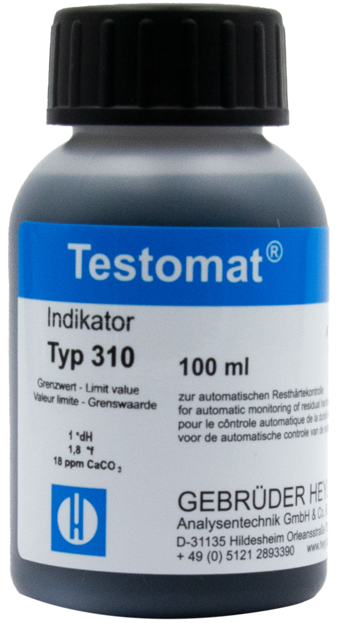 Testomat® 808 Indicator 310, original bottle with secure screw cap, laboratory quality
