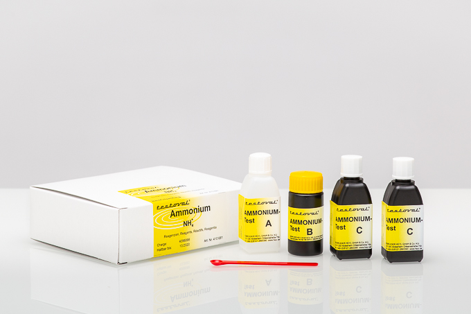 Refill pack: Reagents for Testoval® Ammonium Testoval Ammonium-Reagenzien Nachfüllpackung, drei Flaschen, geeignet für ca. 70 Analysen